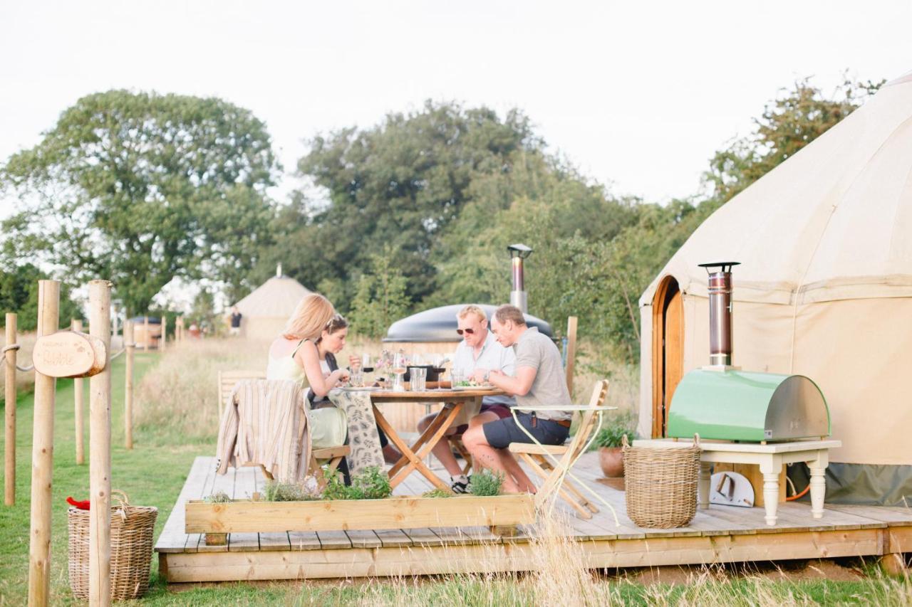 Yurtshire Fountains - Wensley Yurt Villa Рипън Екстериор снимка